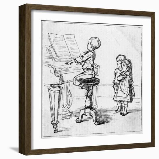 A Talented Performer-null-Framed Art Print