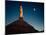 A Tall Rock Lit at Dusk-Jody Miller-Mounted Photographic Print