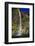 A Tall Waterfall Drops Off a Steep Cliff into Waters, Milford Sound on South Island, New Zealand-Paul Dymond-Framed Photographic Print