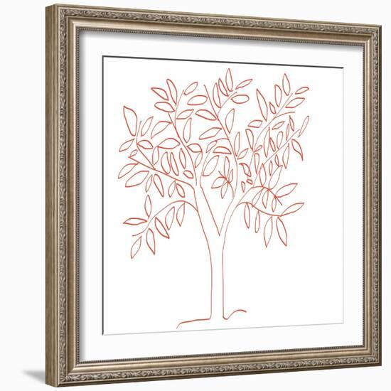 A Tangerine Tree-Jan Weiss-Framed Art Print