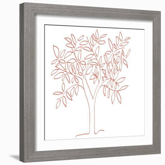 A Tangerine Tree-Jan Weiss-Framed Art Print