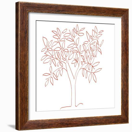 A Tangerine Tree-Jan Weiss-Framed Art Print