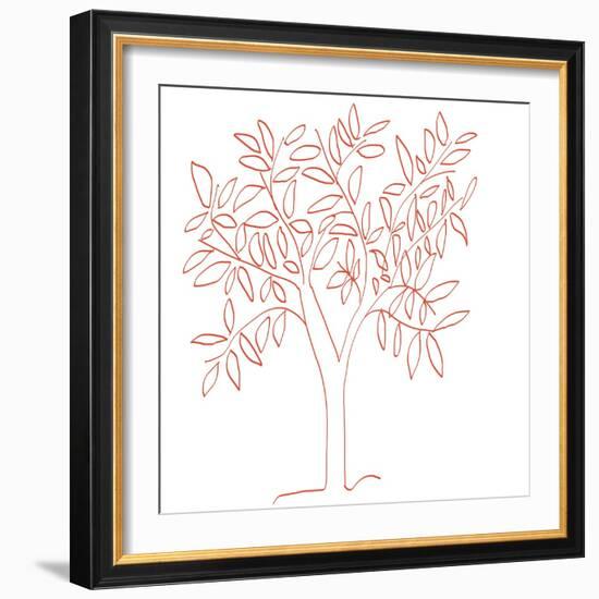 A Tangerine Tree-Jan Weiss-Framed Art Print