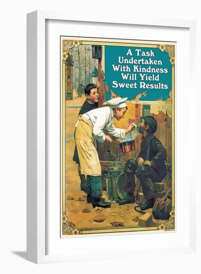 A Task Undertaken-null-Framed Art Print