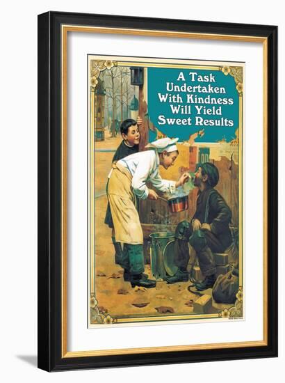 A Task Undertaken-null-Framed Art Print