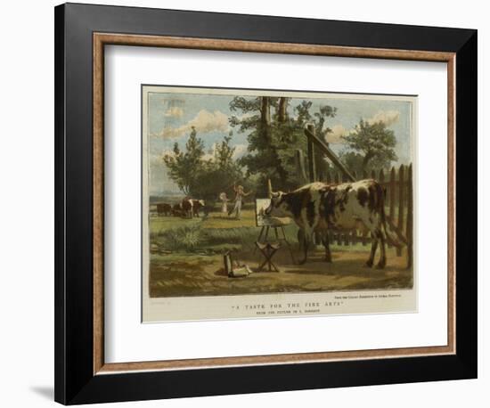 A Taste for the Fine Arts-null-Framed Giclee Print