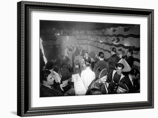 A Tavern at Montparnasse, Paris, 1931-Ernest Flammarion-Framed Giclee Print