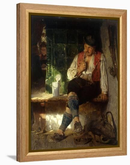 A Tavern Scene, 1875-Hugo Kauffmann-Framed Premier Image Canvas