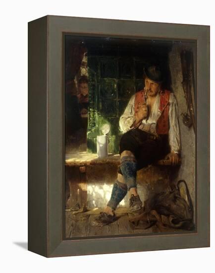 A Tavern Scene, 1875-Hugo Kauffmann-Framed Premier Image Canvas