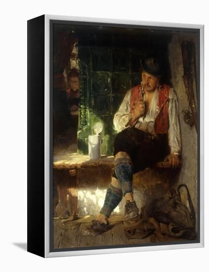 A Tavern Scene, 1875-Hugo Kauffmann-Framed Premier Image Canvas