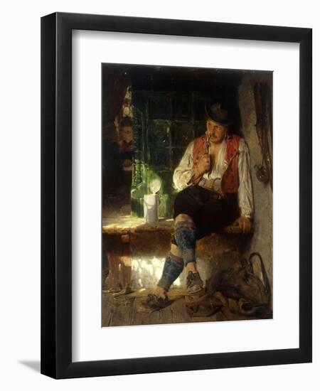 A Tavern Scene, 1875-Hugo Kauffmann-Framed Giclee Print