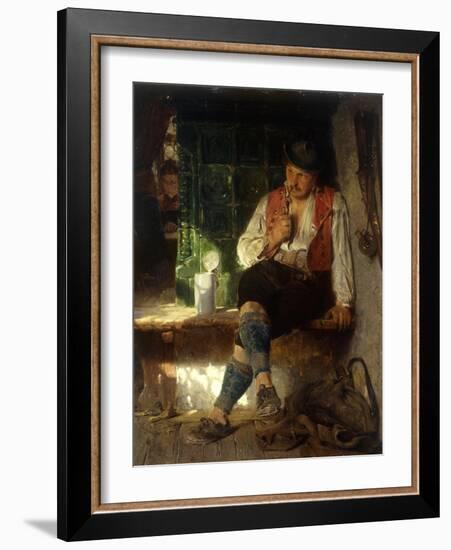 A Tavern Scene, 1875-Hugo Kauffmann-Framed Giclee Print