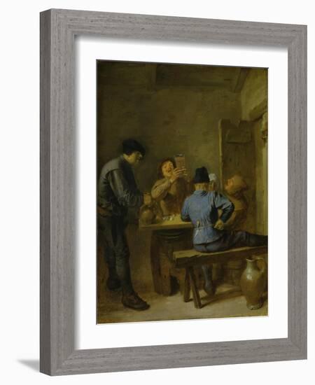 A Tavern-Adriaen Brouwer-Framed Giclee Print