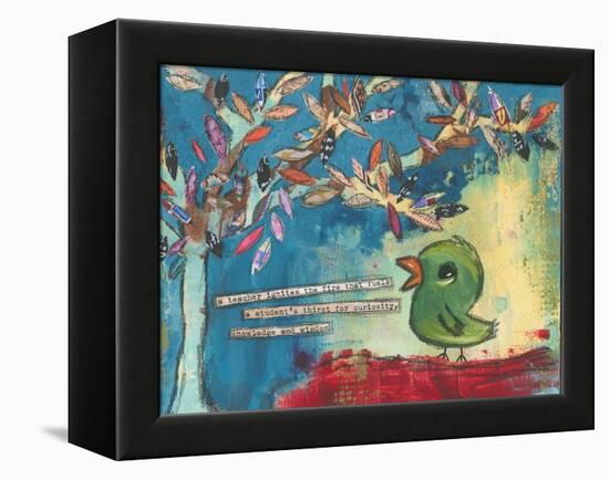 A Teacher Ignites-Jennifer McCully-Framed Premier Image Canvas