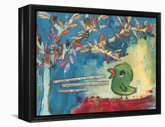 A Teacher Ignites-Jennifer McCully-Framed Premier Image Canvas