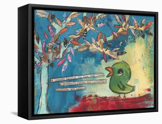 A Teacher Ignites-Jennifer McCully-Framed Premier Image Canvas