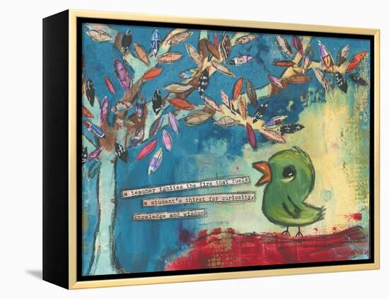 A Teacher Ignites-Jennifer McCully-Framed Premier Image Canvas