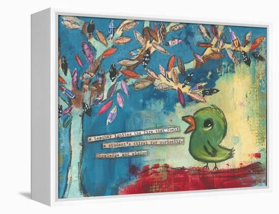 A Teacher Ignites-Jennifer McCully-Framed Premier Image Canvas