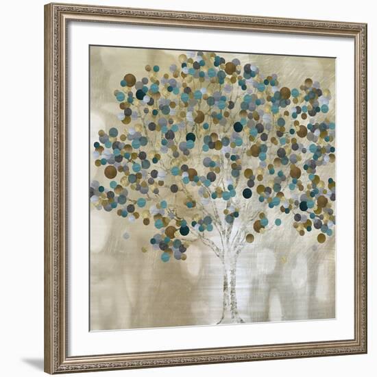 A Teal Tree-Katrina Craven-Framed Art Print