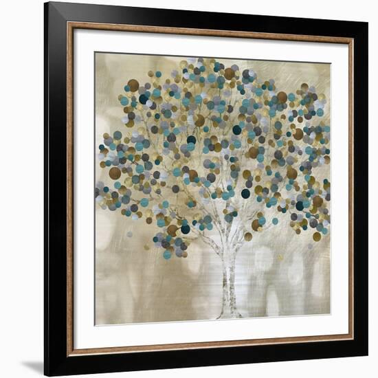 A Teal Tree-Katrina Craven-Framed Art Print