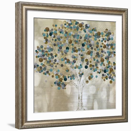 A Teal Tree-Katrina Craven-Framed Art Print