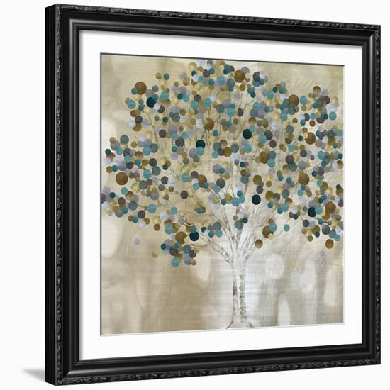 A Teal Tree-Katrina Craven-Framed Art Print