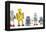 A Team of Robot Toys-davinci-Framed Stretched Canvas