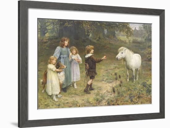 A Tempting Bait-Arthur Elsley-Framed Premium Giclee Print