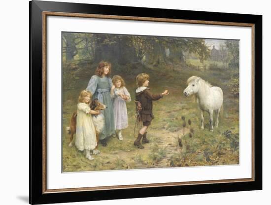 A Tempting Bait-Arthur Elsley-Framed Premium Giclee Print