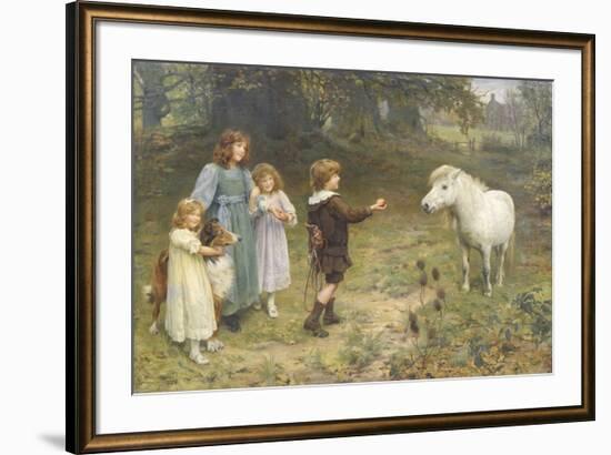 A Tempting Bait-Arthur Elsley-Framed Premium Giclee Print