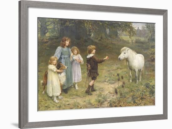 A Tempting Bait-Arthur Elsley-Framed Premium Giclee Print