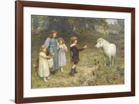 A Tempting Bait-Arthur Elsley-Framed Premium Giclee Print