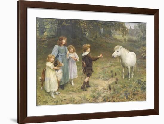 A Tempting Bait-Arthur Elsley-Framed Premium Giclee Print