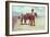 A Tense Moment-Frank Tenney Johnson-Framed Giclee Print