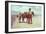 A Tense Moment-Frank Tenney Johnson-Framed Giclee Print