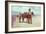 A Tense Moment-Frank Tenney Johnson-Framed Giclee Print