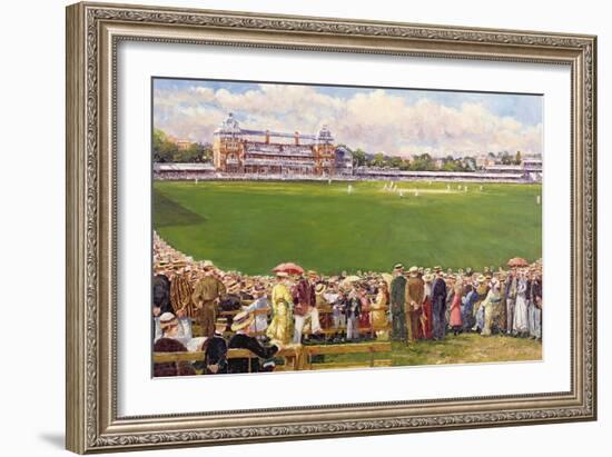 A Test Match at Lord's, England V Australia, C.1900-John Sutton-Framed Giclee Print