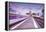 A TGV high speed train leaves the train station in Tours, Indre et Loire, Centre, France, Europe-Julian Elliott-Framed Premier Image Canvas