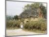 A Thatched Cottage Near Peaslake, Surrey-Helen Allingham-Mounted Giclee Print