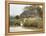 A Thatched Cottage Near Peaslake, Surrey-Helen Allingham-Framed Premier Image Canvas