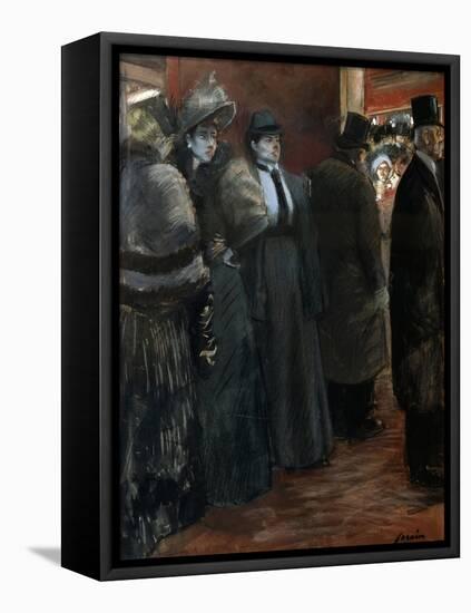 A Theatre Foyer, Late 19th or Early 20th Century-Jean Louis Forain-Framed Premier Image Canvas