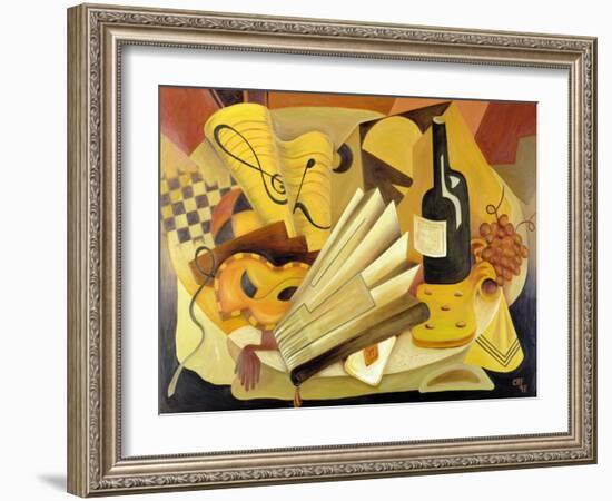 A Theatrical Dinner, 1998-Carolyn Hubbard-Ford-Framed Giclee Print
