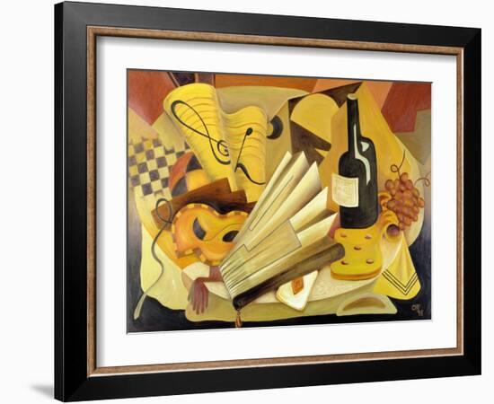 A Theatrical Dinner, 1998-Carolyn Hubbard-Ford-Framed Giclee Print