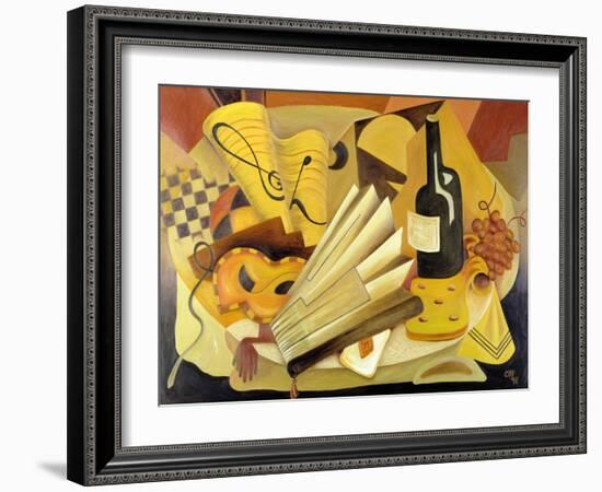 A Theatrical Dinner, 1998-Carolyn Hubbard-Ford-Framed Giclee Print