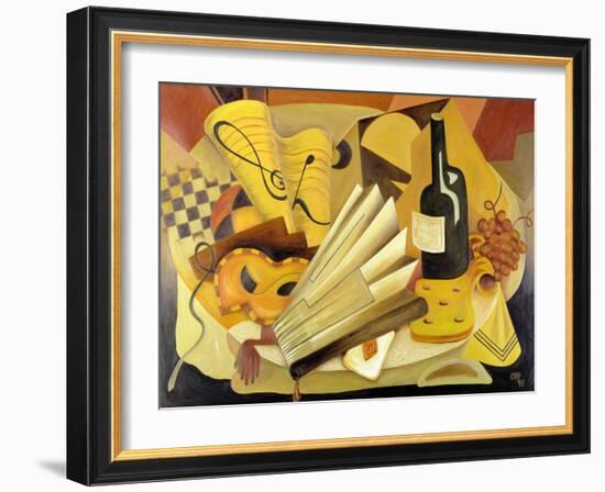 A Theatrical Dinner, 1998-Carolyn Hubbard-Ford-Framed Giclee Print