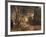 A Thicket of Roe Deer at the Stream of Plaisir Fontaine-Gustave Courbet-Framed Giclee Print