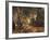 A Thicket of Roe Deer at the Stream of Plaisir Fontaine-Gustave Courbet-Framed Giclee Print