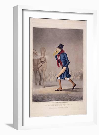 A Thoroughbred November and London Particular, 1827-George Hunt-Framed Giclee Print