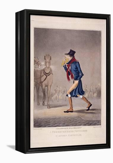 A Thoroughbred November and London Particular, 1827-George Hunt-Framed Premier Image Canvas