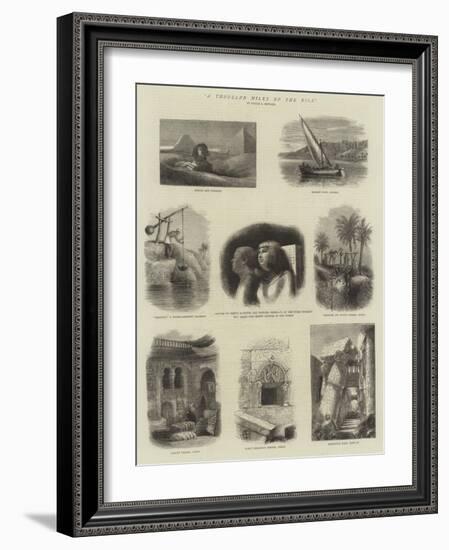 A Thousand Miles Up the Nile-null-Framed Giclee Print